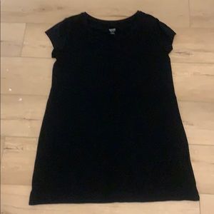 Black shift dress
